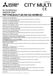 Mitsubishi Electric CITY MULTI PEFY-P40VMH-E2 Installationshandbuch