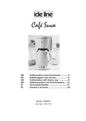 Ide Line Cafe Suva CM0801 Handbuch