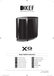 KEF XQ60b Installationshandbuch