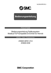 SMC EX600-SEN1-X14 Bedienungsanleitung