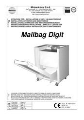 Minipack-Torre Mailbag Digit Installations, Gebrauchs Und Wartungsanweisungen
