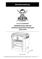 GARWERK Klaus Grill Betriebsanleitung