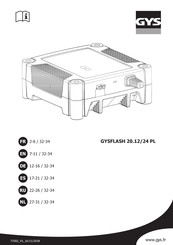 GYS GYSFLASH 20.12/24 PL Bedienungsanleitung