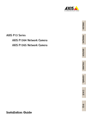 Axis P1364 Installationsanleitung