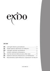 Exido 245-059 Anleitung