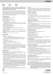 Vimar Arké Kurzanleitung