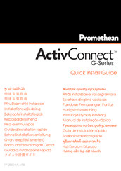 promethean ActivConnect G-series Schnellinstallationsanleitung