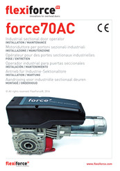 FlexiForce force70AC Installation & Wartung