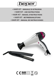 Beper HAIR KIT Betriebsanleitung