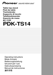 Pioneer PDK-TS14 Bedienungsanleitung