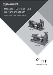 Goulds Pumps 3185 Montage-, Betriebs- Und Wartungshandbuch