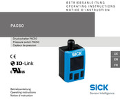 SICK PAC50 Betriebsanleitung