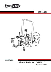 SHOWTEC Performer Profile Mini MKII 3200K Handbuch