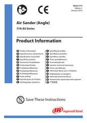 Ingersoll-Rand 77A25F107-EU Technische Produktdaten