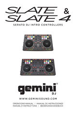 Gemini DJ SLATE Bedienungshandbuch