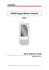 Unitech PA690 Schnellreferenzhandbuch