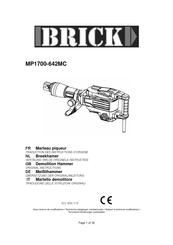 BRICK MP1700-642MC Bedienungsanleitung/Übersetzung Der Originalanleitung