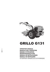 Grillo G131 Bedienungsanleitung