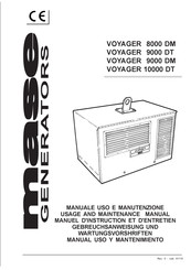 Mase Generators VOYAGER 8000 DM Gebrauchsanweisung Und Wartungsvorschriften