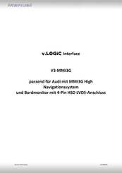 v.LOGiC V3-MMI3G Bedienungsanleitung
