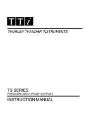 TTI TS1542S Anleitung