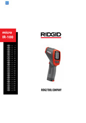 RIDGID micro IR-100 Bedienungsanleitung