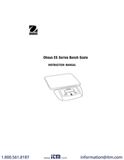 OHAUS ES30R Bedienungsanleitung