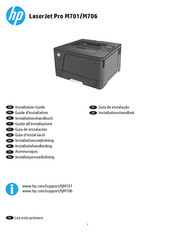 HP LaserJet Pro M701 Installationshandbuch