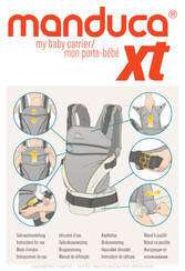 manduca my baby carrier XT Gebrauchsanleitung