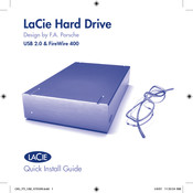 Lacie USB 2.0 & FireWire 400 Installationsanleitung