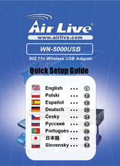 Air Live WN-5000USB Kurzanleitung