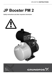 Grundfos CMB-SP Booster PM2 Gebrauchs- Und Sicherheitsanweisung