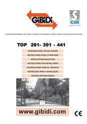GiBiDi TOP 291 Instructiehandleiding