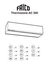 Frico Thermozone AC 300 Montage- Und Bedienungsanleitung