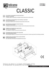 Telcoma Automations CLASSIC Bedienungsanweisungen