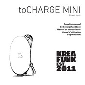 Kreafunk toCHARGE MINI Bedienungshandbuch