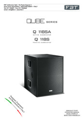 Fbt Q 118SA Benutzerhandbuch