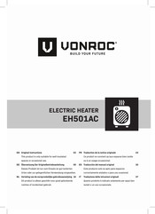 VONROC EH501AC Bersetzung Der Originalbetriebsanleitung