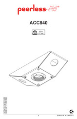Peerless-Av ACC840 Handbuch
