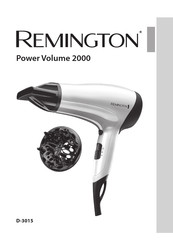 Remington Power Volume 2000 Bedienungsanleitung