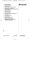 EINHELL 41.327.41 Bedienungsanleitung