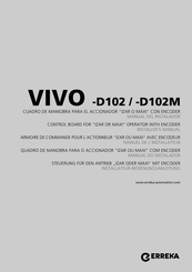 Erreka VIVO D102M Installateur-Bedienungsanleitung