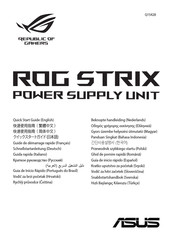 Asus Republic of Gamers ROG Strix series Schnellstartanleitung