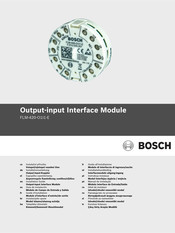 Bosch FLM-420-O1I1-E Installationsanleitung