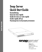 Adaptec Snap Server 500 Serie Kurzanleitung