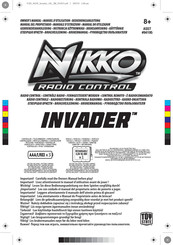 Nikko INVADER Bedienungsanleitung