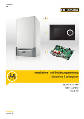 REMEHA Quinta Ace 160 HMI T-control Installations-, Bedienungs- Und Wartungsanleitung