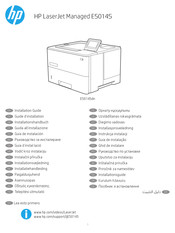 HP HP LaserJet Managed E50145 Serie Installationshandbuch