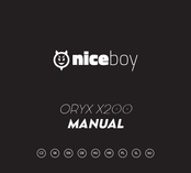 Niceboy ORYX X200 Gebrauchsanleitung