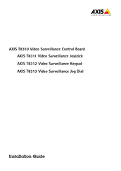 Axis T8310 Installationsanleitung